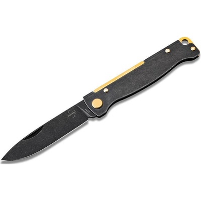 Böker Plus Atlas Black Stonewash Brass 01BO859