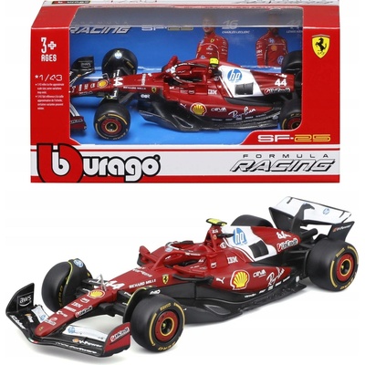 Bburago: F1 závodní vůz 1:43 Ferrari SF 25 Hamilton