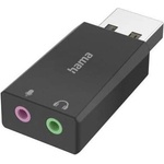 Hama Външна звукова карта USB-А, 2 x 3.5 mm аудио жак, стере (HAMA-200323) Звукови карти