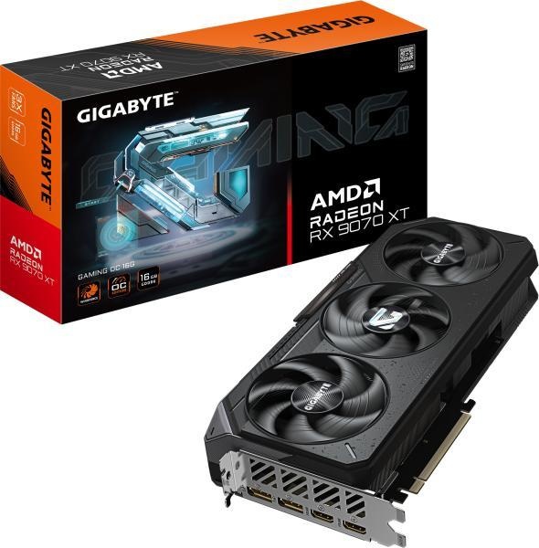 GIGABYTE Radeon RX 9070 XT GAMING OC 16GB GDDR6 256bit (GV-R9070XTGAMING OC-16GD)