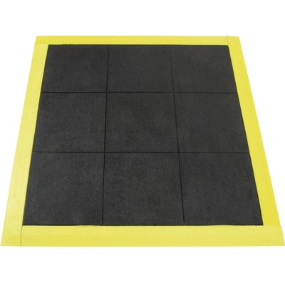 COBA Europe ST010001 Solid Fatigue Step černá žlutá 0,9 m x 0,9 m x 18 mm – Hledejceny.cz