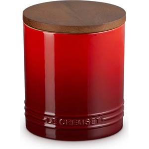 Le Creuset Кухненски буркан за съхранение SIGNATURE 1, 1 л, CERISE, керамика с глазура, Le Creuset (LECR70819100600099)