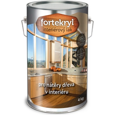 Fortekryl Interiérový lak 4 kg pololesk