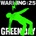Green Day - Warning (Anniversary/Limited Edition) (Green Galaxy/Yellow Marble/Orange Galaxy Coloured) (5 LP) (0093624833284)