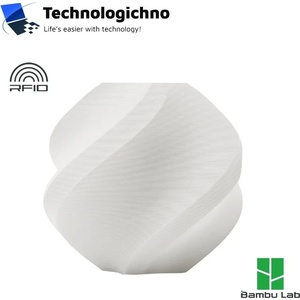 Bambu Lab PLA Matte Bambu Matte Ivory White With Spool (A01-W2-1.75-1000-SPL)