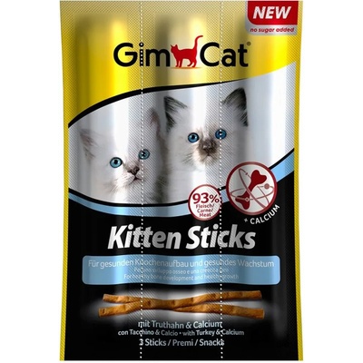Gimborn GimCat Kitten Sticks пуйка + калций 3 бр