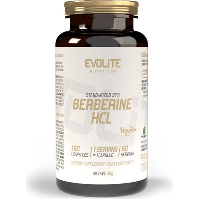 Evolite nutrition berberine hcl standarized 97% 60 vege kapsúl