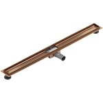Mexen Flat корпус за линейно оттичане 100 см, четкана мед - 1C15100 (1C15100)