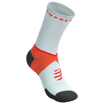 Чорапи за бягане Compressport Ultra Trail Socks V2.0 Running socks - Gray Violet / Tigerlily - размер T3 (201-8601-0713)