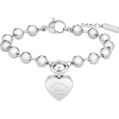 Lacoste Oceľový guličkový náramok Love My Croc 2040505
