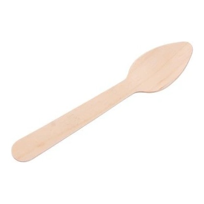 Lyžička MagicHome Woodline ECO drevená príborová 110 mm bal. 100% Natural mini dezertná