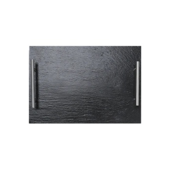 Image 1 of Horecano - Каменна плоча за сервиране с дръжки правоъгълна 35x25xh0, 5см (SL-TR-RE-SS-LS-3525) (0108213)