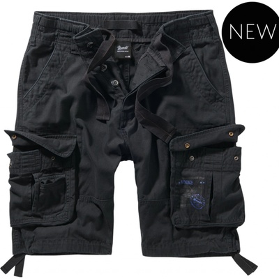 Brandit pánske cargo šortky PURE VINTAGE black čierna