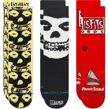Image 1 of STANCE Подаръчна кутия (комплект чорапи 3 чифта, значки) misfits - set/bk2/m - stance - a555c25mis-bk2
