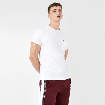 Jack Wills Тениска Jack Wills Ayleford Logo T Shirt - White
