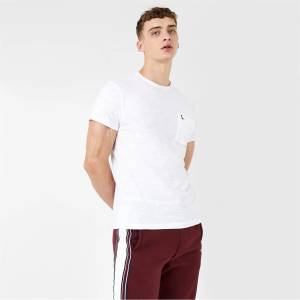 Jack Wills Тениска Jack Wills Ayleford Logo T Shirt - White