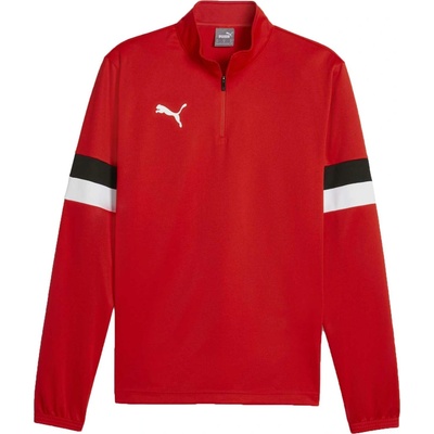 Puma Teamrise 1 4 Zip Top červená