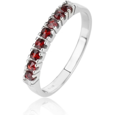 Český Granát Jan Kos jewellery Stříbrný prsten 12051545006.53