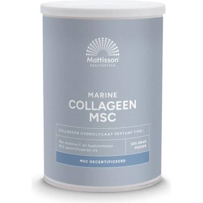 Mattisson Healthstyle Млада кожа - здрави стави - Морски колаген Peptan® тип I (хидролизиран колаген с витамин С и хиалуронова киселина), прах, 300 g (MT3010)