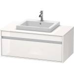 Duravit Ketho - Шкафче за умивалник 43x100x55 см, 1 чекмедже, лъскаво бяло KT679502222 (KT679502222)