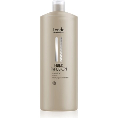 Londa Professional Fiber Infusion Shampoo jemný šampon pro poškozené a barvené vlasy 1000 ml
