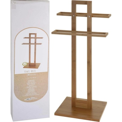 Kinekus Věšák/stojan na ručníky 37x25x85cm bambus KIN64305123 – Sleviste.cz