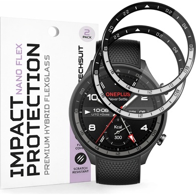 Techsuit Протектор за OnePlus Watch 2R - Nano Flex (2 pack) - Techsuit - Черен