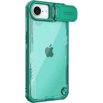 Nillkin Iceblade Prop Case с капак за обектив и стойка за iPhone 16e - зелен (6902048296336)