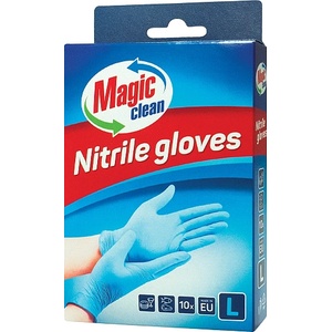 Magic clean РЪКАВИЦИ НИТРИЛНИ magic clean s 10бр (hgpp000)