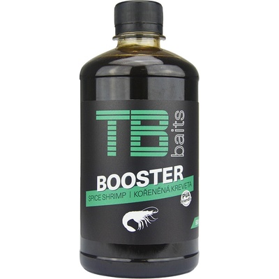 Booster Liquid Doplnok k návnadám TB Baits Spice Shrimp 500 ml