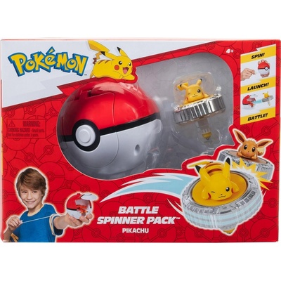 Jazwares Pokémon Battle Spinner Pack - Pikachu & Poké Ball