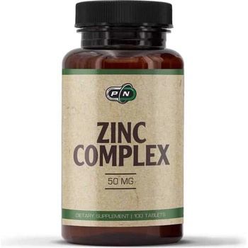 Pure Nutrition Zinc Complex, 50 mg, 100 таблетки, Pure Nutrition (PN3958)