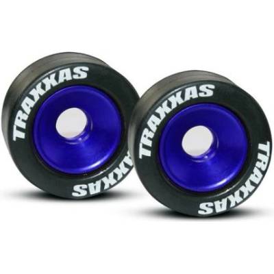 Traxxas Алуминиево колело за опорни колела Traxxas (Wheelie) синьо (2)