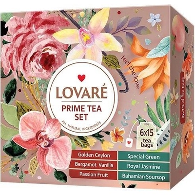 LOVARÉ Kolekce čajů Prime Tea Set 90 sáčků
