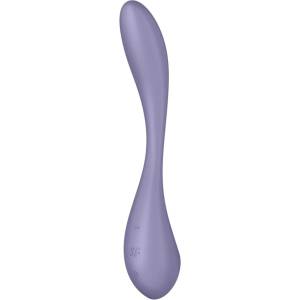 Satisfyer G-spot Flex 5 - вибратор за G-точка с управление чрез приложение (лилав)