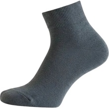 KNITVA Nízké bavlněné EDMONT šedá tmavá