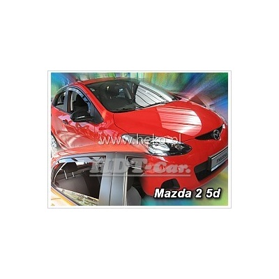 Deflektory Heko Mazda 2 2009 - 2014 predné + zadné