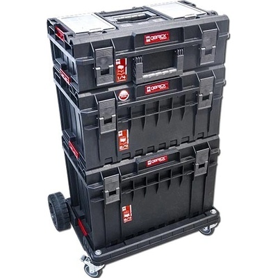 Qbrick Set boxů PROFI s podvozkem 746x500x1030mm