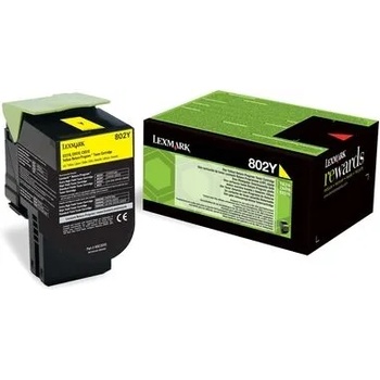 Image 1 of Lexmark CX310/CX410/CX510 Yellow Print Cartridge (802Y)