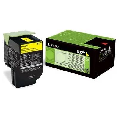 Lexmark CX310/CX410/CX510 Yellow Print Cartridge (802Y)