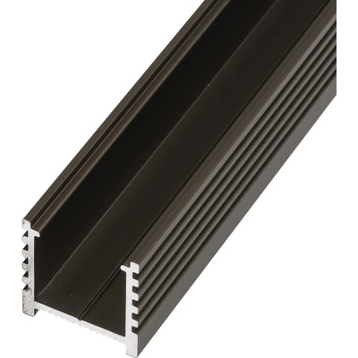 LED profil N12B - nástěnný bronzový - Profil bez krytu 2m TL-092213 092213