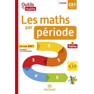 Outils pour les Maths CE1 - Les Maths par période - Fichier + Mémo (ISBN: 9782210508156)