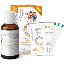 LIPO C ASKOR Junior lipo.Vit.C 110 ml +FORTE 60 kapslí