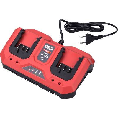 Extol Premium Nabíjačka akumulátorov 20V/2x2,4A 8895791