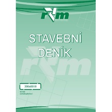 RVM 20060018 Stavební deník A4 - 53 listý propisovací, čísl.