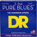 DR Strings PHR 10 Pure Blues Nickel Medium Electric Guitar Strings