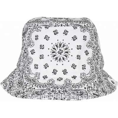 Flexfit Bandana Print Bucket Hat white
