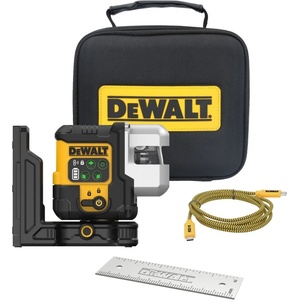 DEWALT Кръстосан лазер USB 3x180° зелен DCLE14301GB (DCLE14301GB)