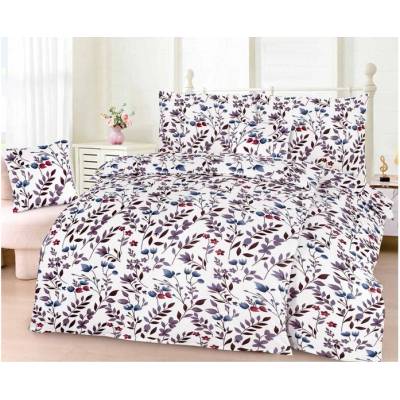 Sconto obliečky DOLORES biela/fialová 2x45x45 2x70x90 2x140x200