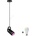 Paulmann 79766 - LED RGBW 1xE27/9W пендел на шнур LAVEA 230V черен (LEDW4785B)